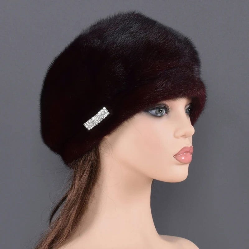 SPS - Mink Fur Beret Hat