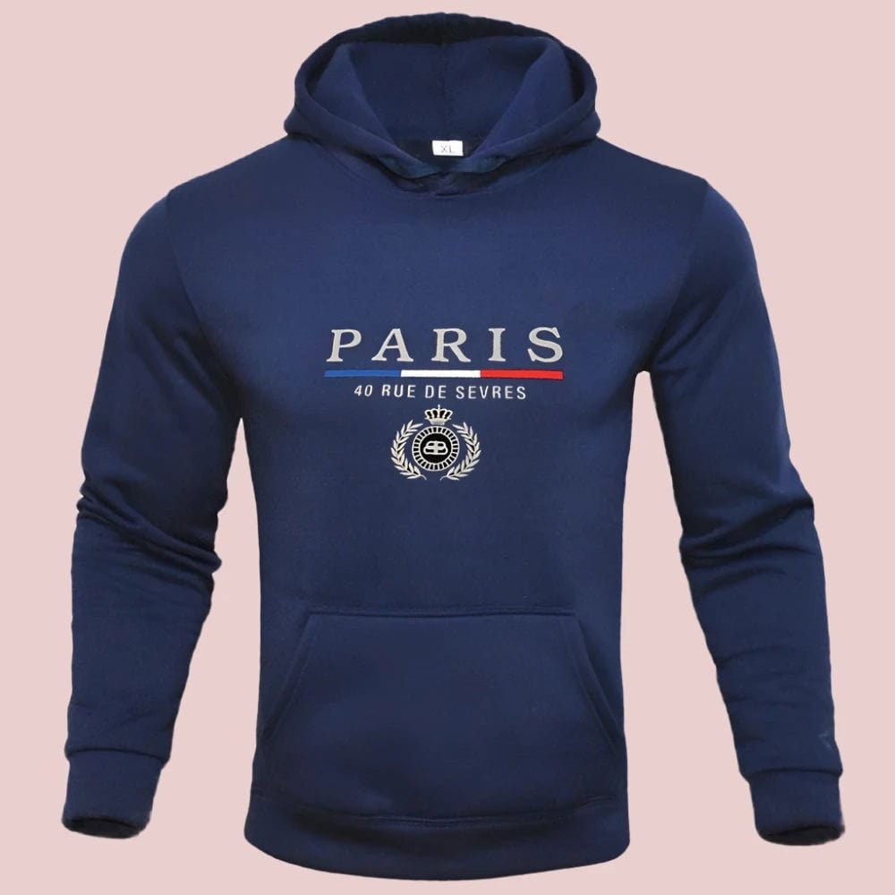 SPS - PARIS Men's Patterned Hoodie