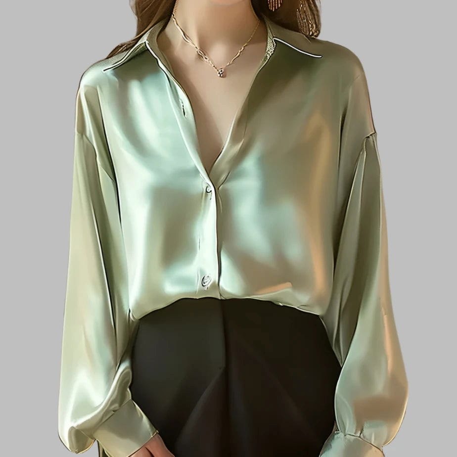 SPS - satin long-sleeved shirt