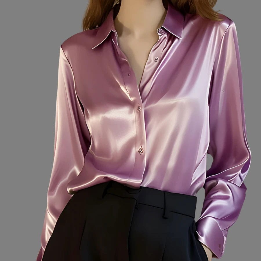 SPS - satin long-sleeved shirt