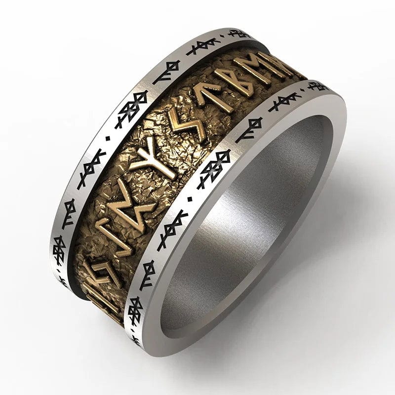 SPS - Silver Viking Runes Ring