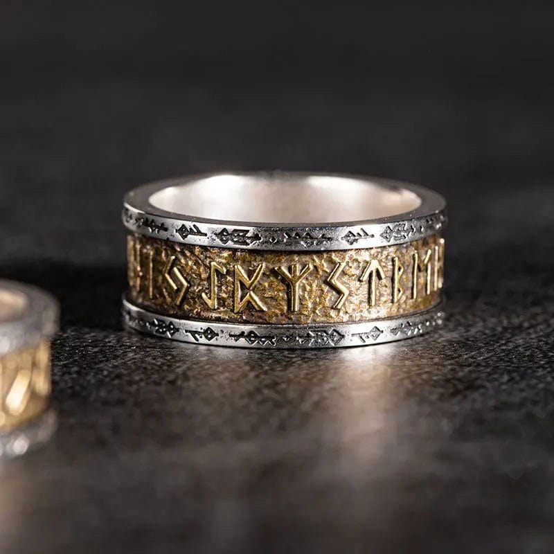 SPS - Silver Viking Runes Ring