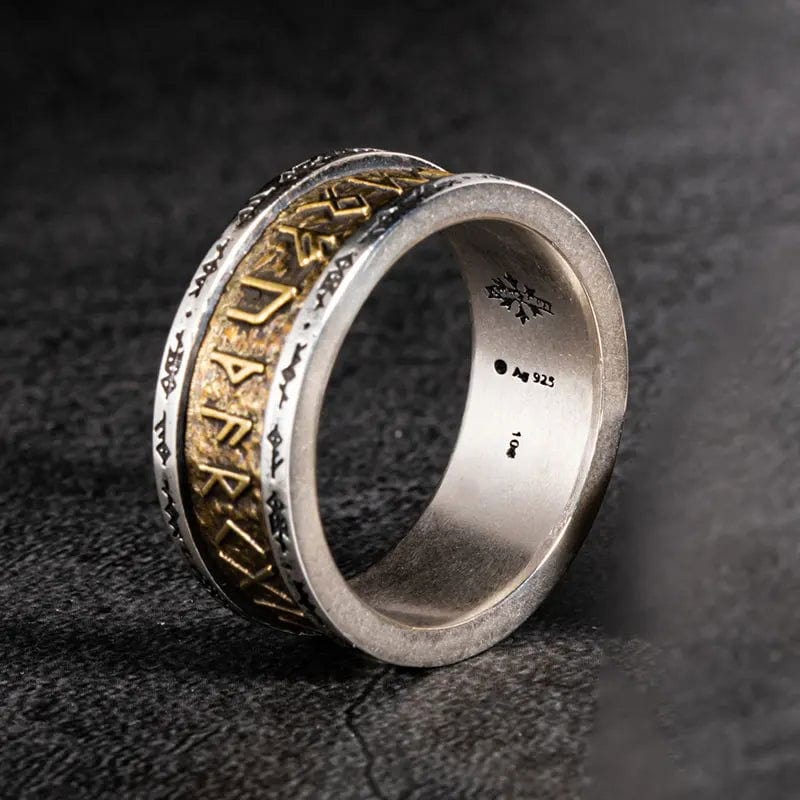 SPS - Silver Viking Runes Ring