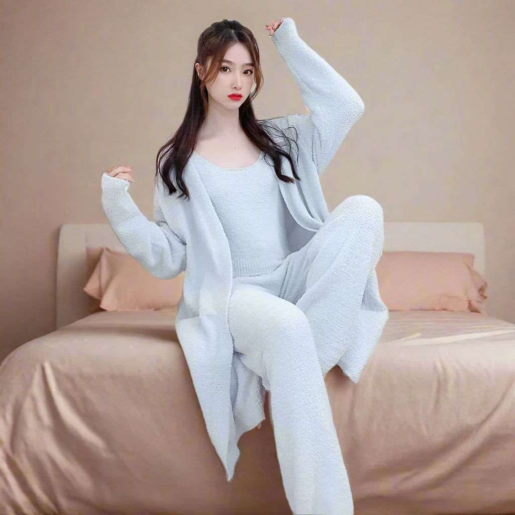 SPS - 3Pic Velvety Pajama Set