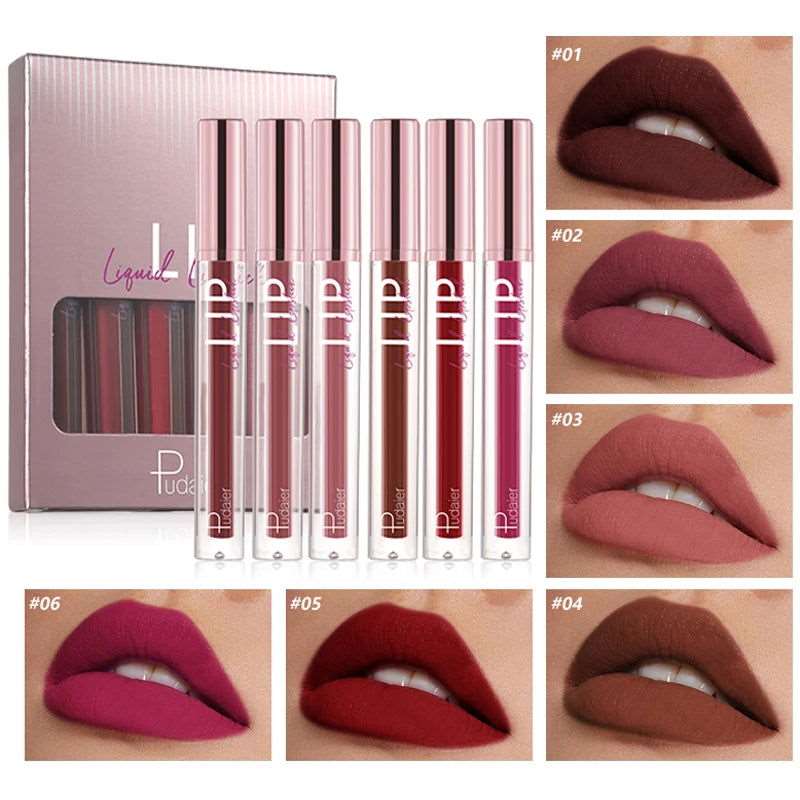 SPS - 6 Colors Matte Liquid Lipstick