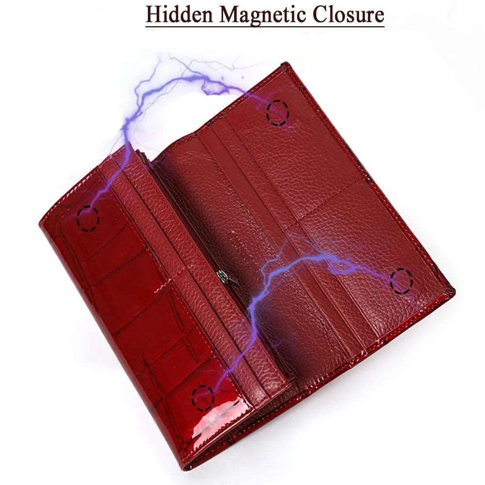 SPS - Genuine Magnetic Leather Wallet