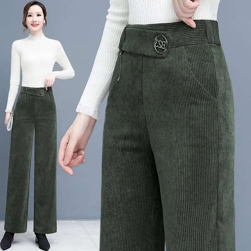 SPS - Korean Corduroy Loose Wide Leg