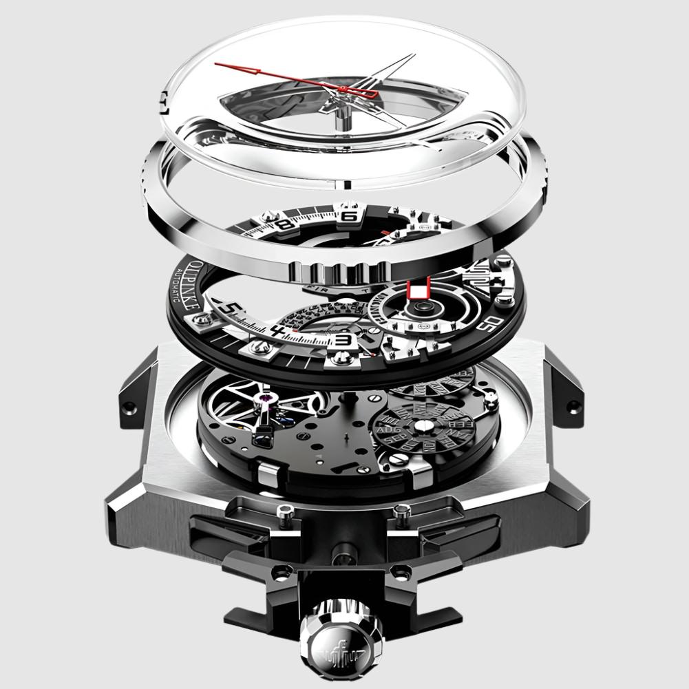 SPS - OUPINKE Luxury Skeleton Watch