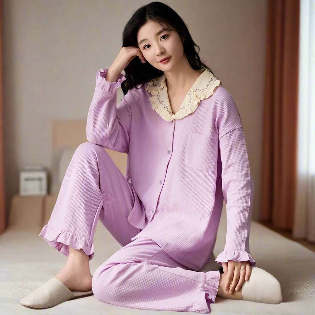 SPS - Winter Waffle Cotton Pajamas