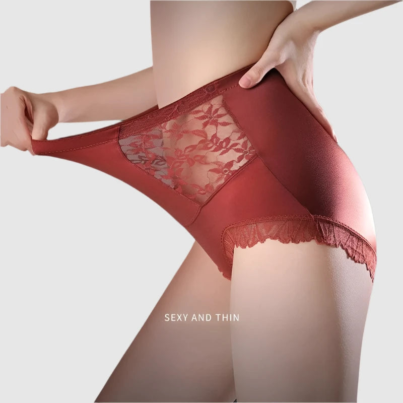 SPS - High-Waist Lace Briefs for Women