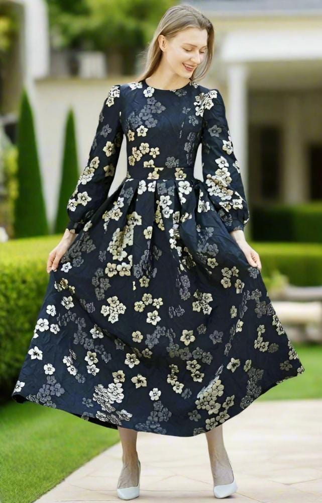 SPS - Elegant Jacquard Abaya