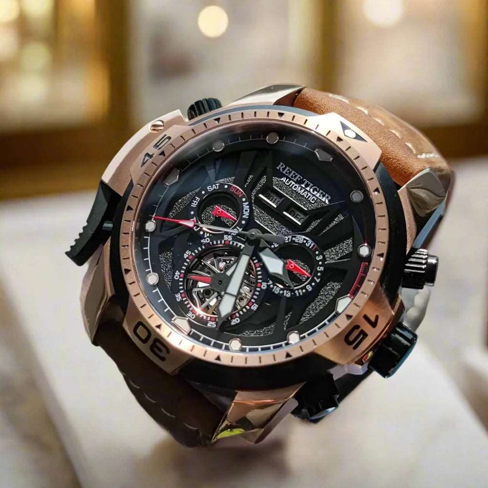 SPS - Reef Tiger Rose Gold Sport Watch