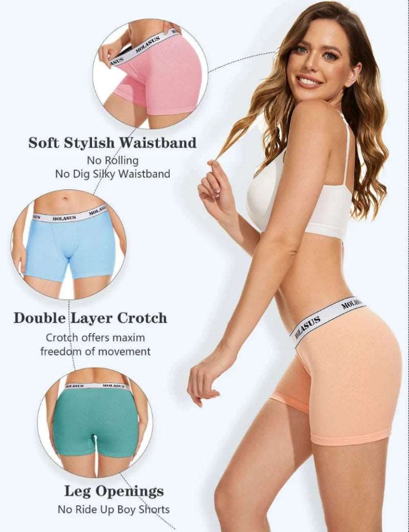 SPS - Women’s Cotton Boxer 4-Pack