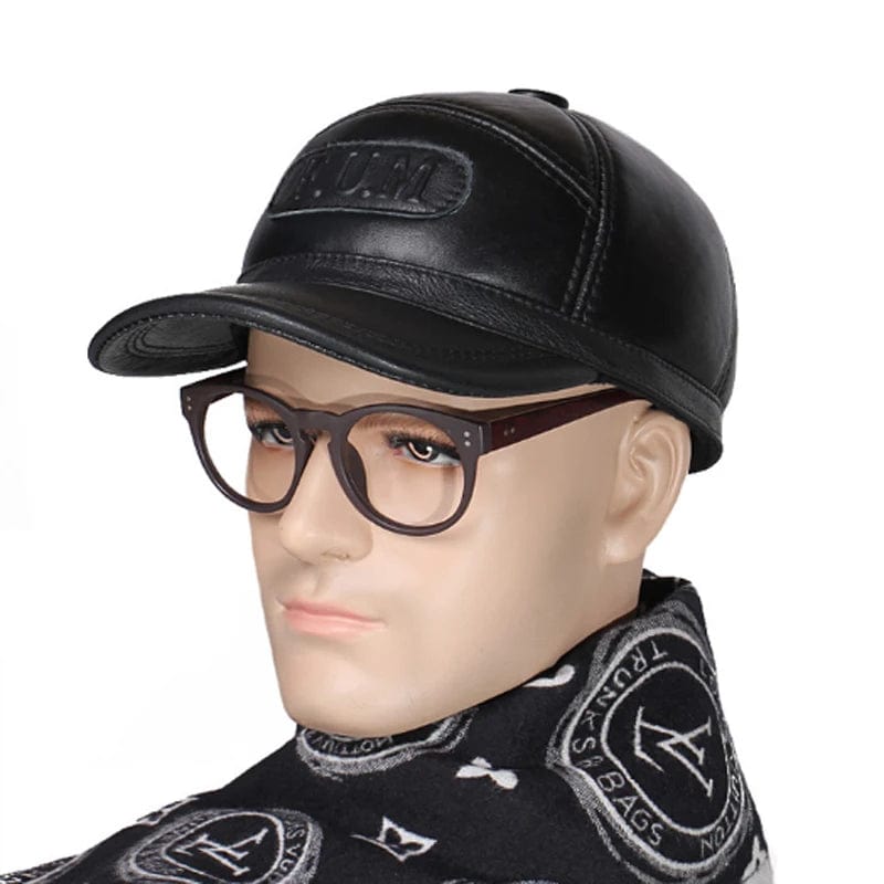 SPS - 2024 Men's Leather Fur Baseball Cap