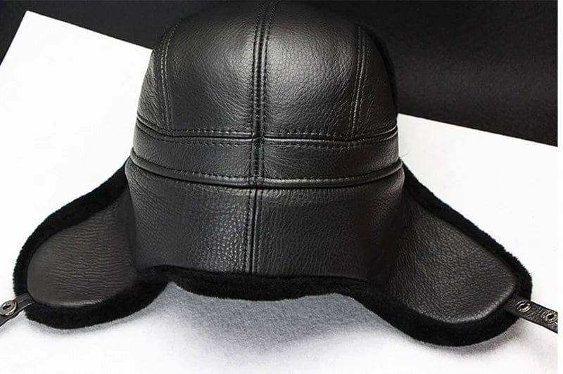 SPS - 2024 Men's Leather Bomber Hat