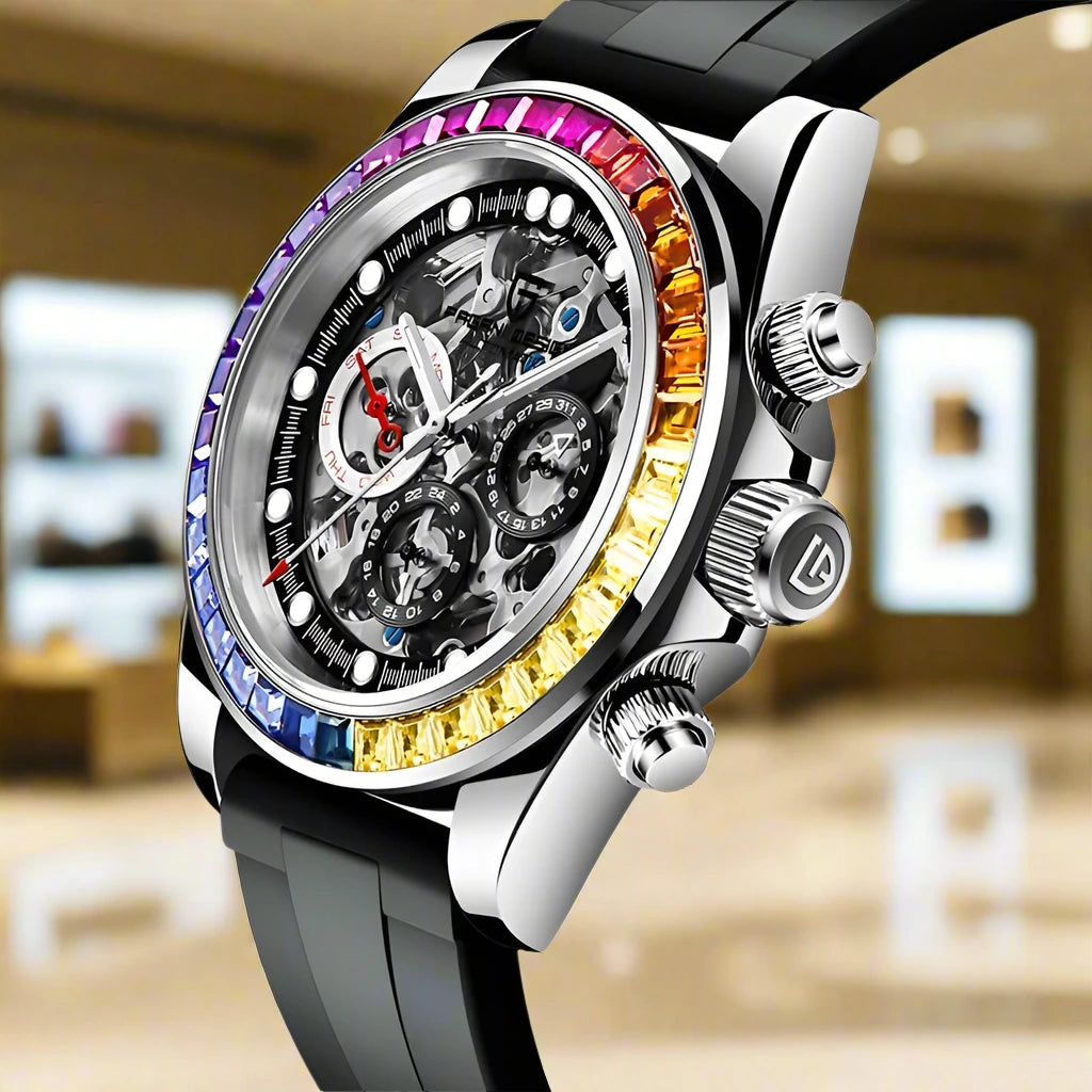 SPS - PAGANI DESIGN Men's Rainbow Watch