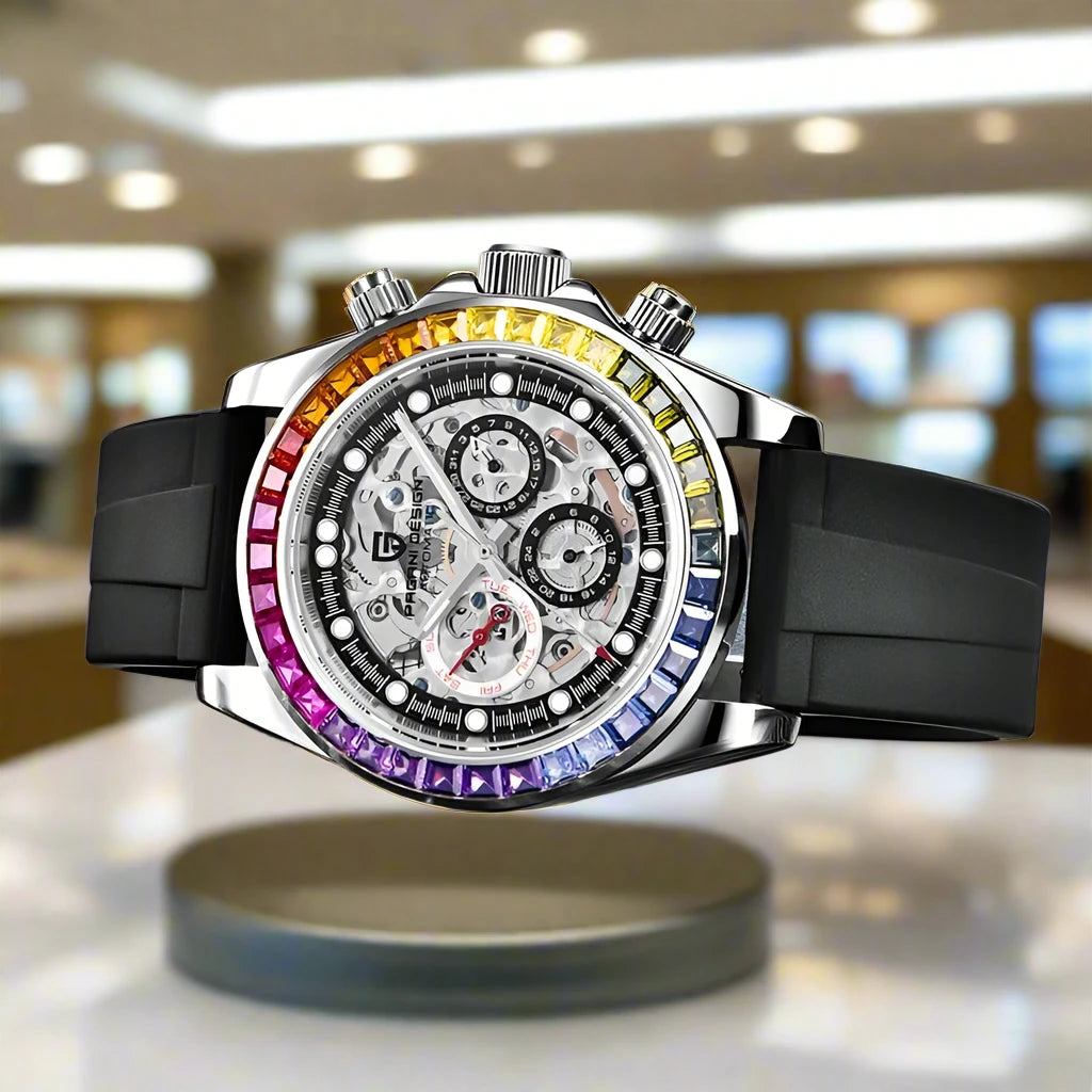 SPS - PAGANI DESIGN Men's Rainbow Watch