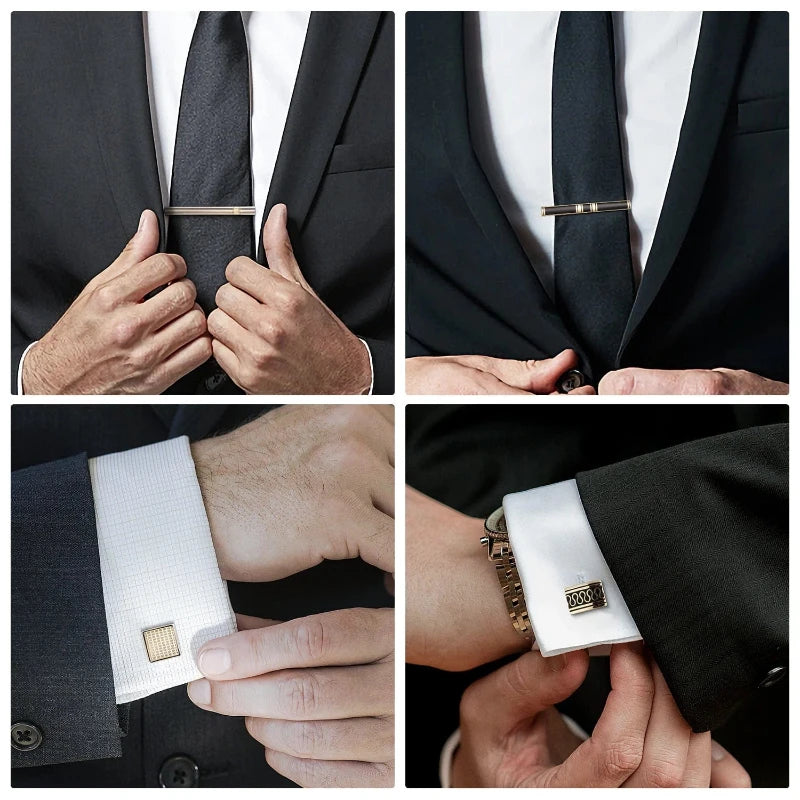 SPS - Tie Clips & Cufflinks Gift Set