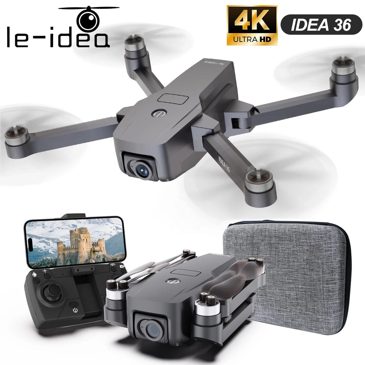 SPS - IDEA36 GPS RC Drone with 4K Camera