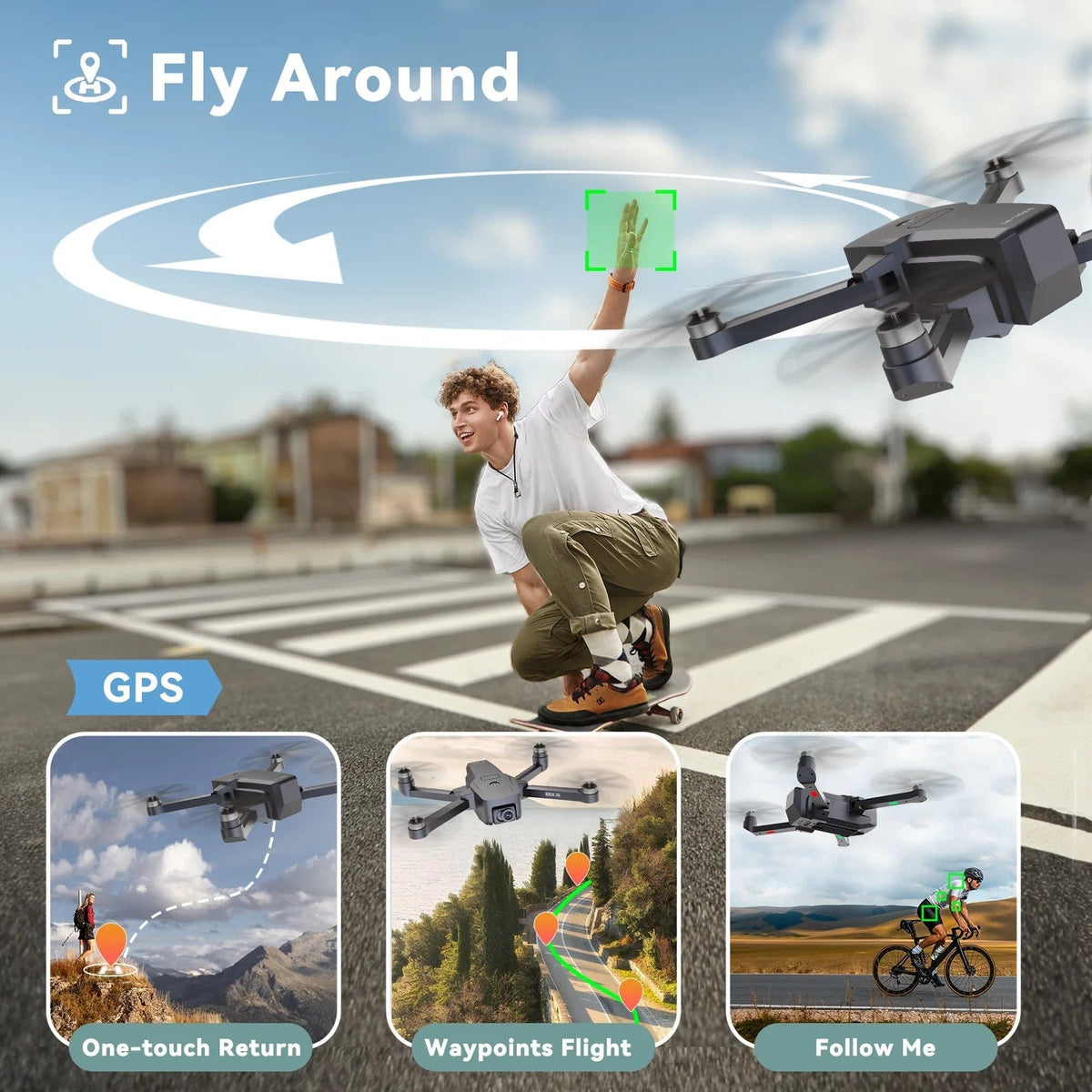 SPS - IDEA36 GPS RC Drone with 4K Camera