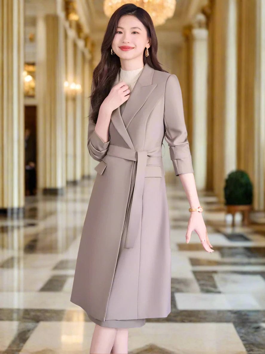 SPS - Women's Elegant Blazer Skirt Suit