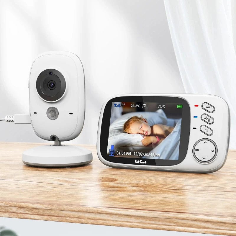 SPS - 3.2" Wireless Baby Monitor Night Vision, Lullabies & Intercom