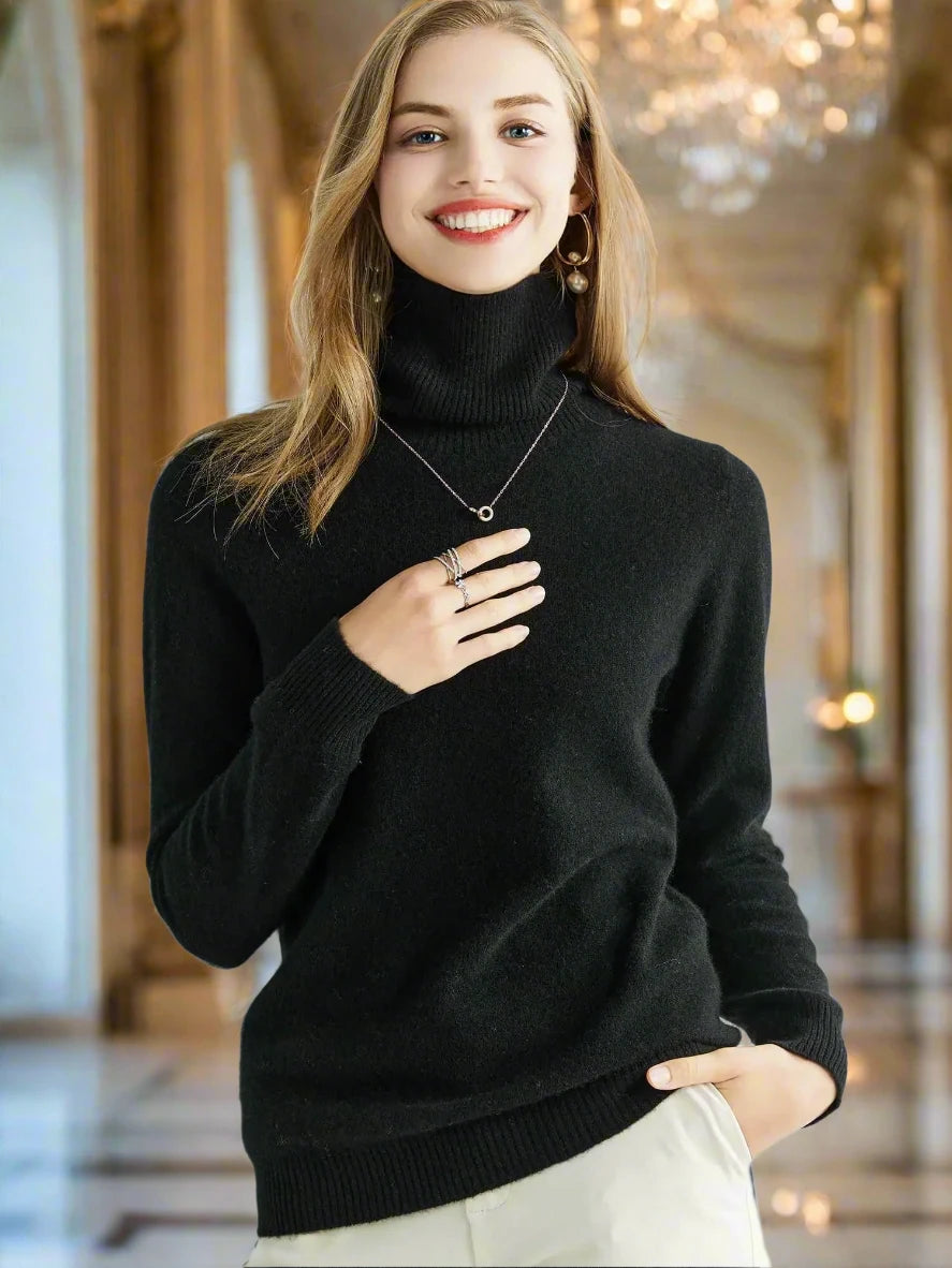 SPS - 100% Merino Wool Turtleneck Sweater