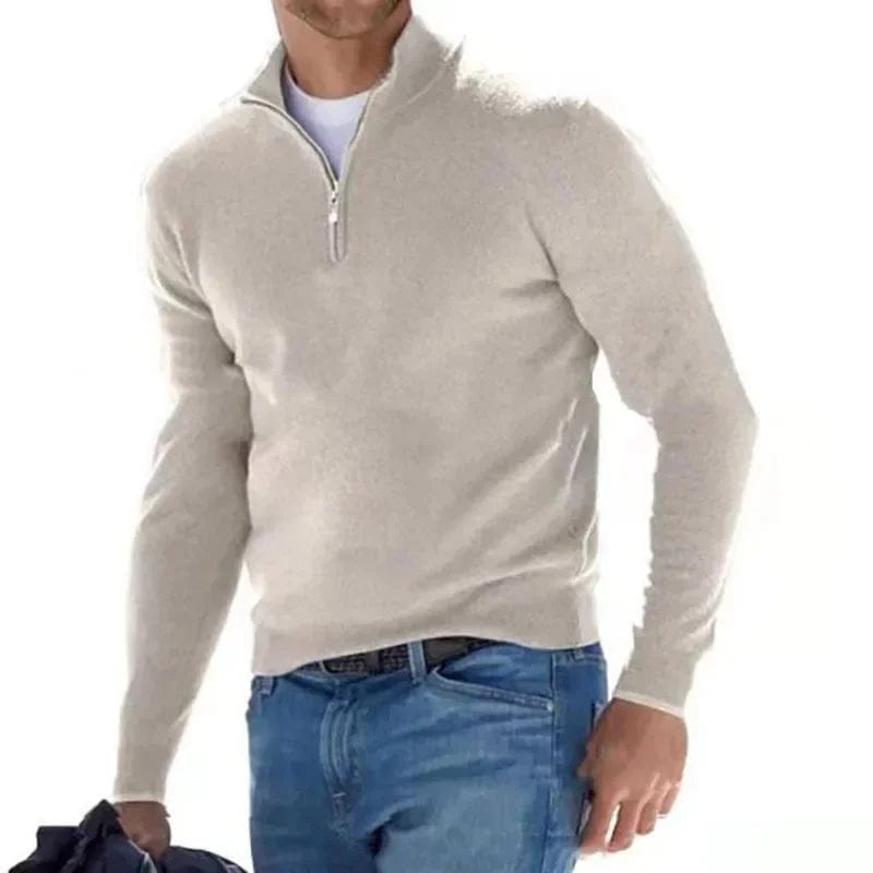 SPS - Men's Half-Zip V-Neck Sweater