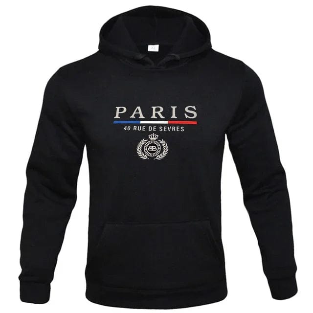 SPS - PARIS Men's Patterned Hoodie