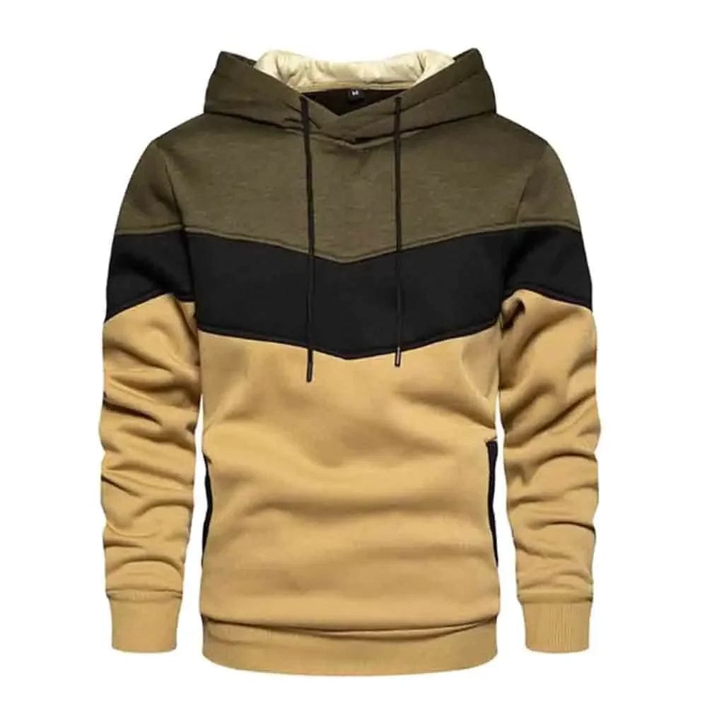 SPS - Men's Patchwork Fleece Hoodie