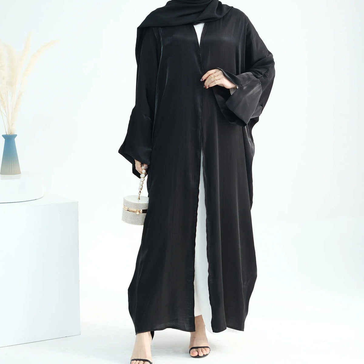 SPS - Glitter Open Islamic Abaya