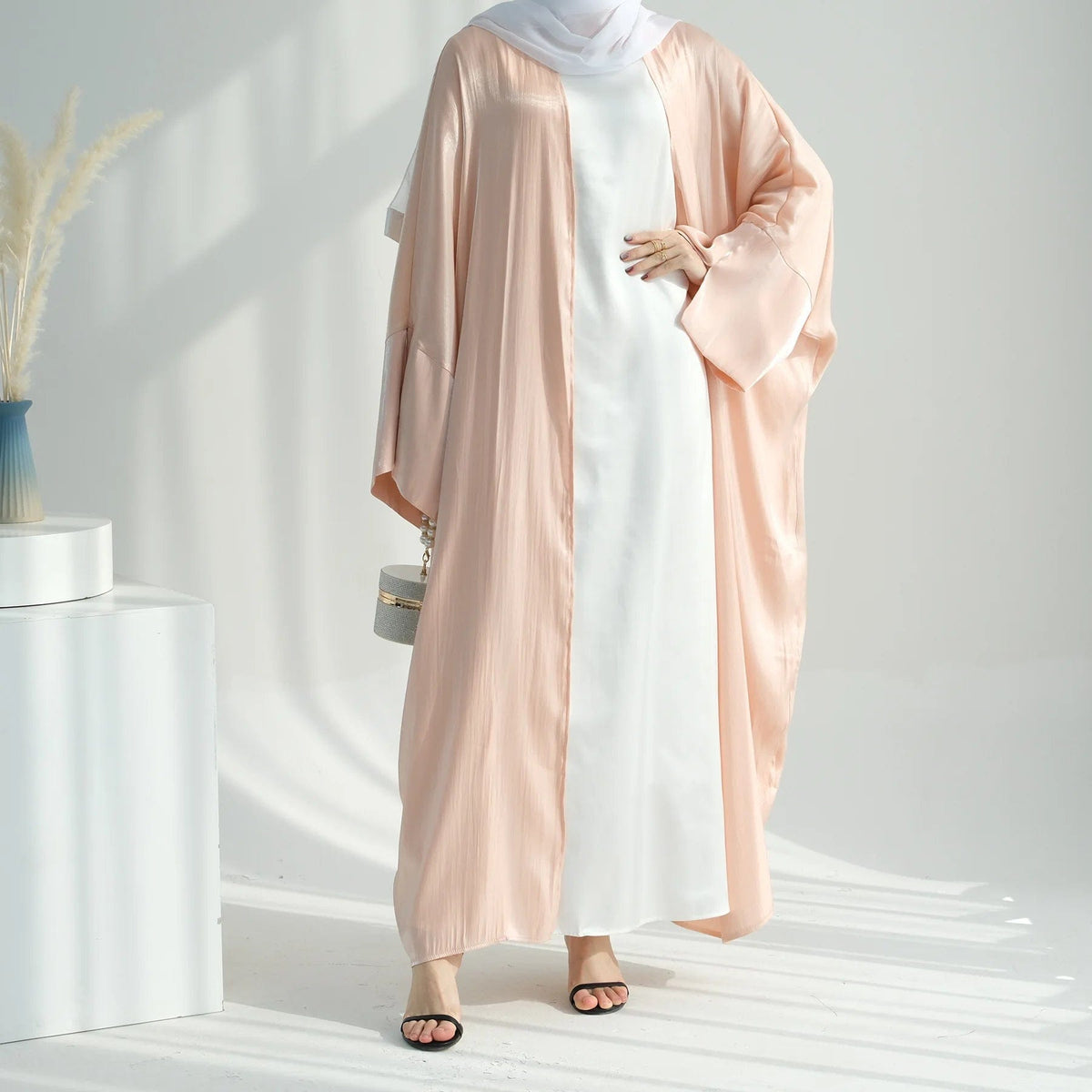 SPS - Glitter Open Islamic Abaya