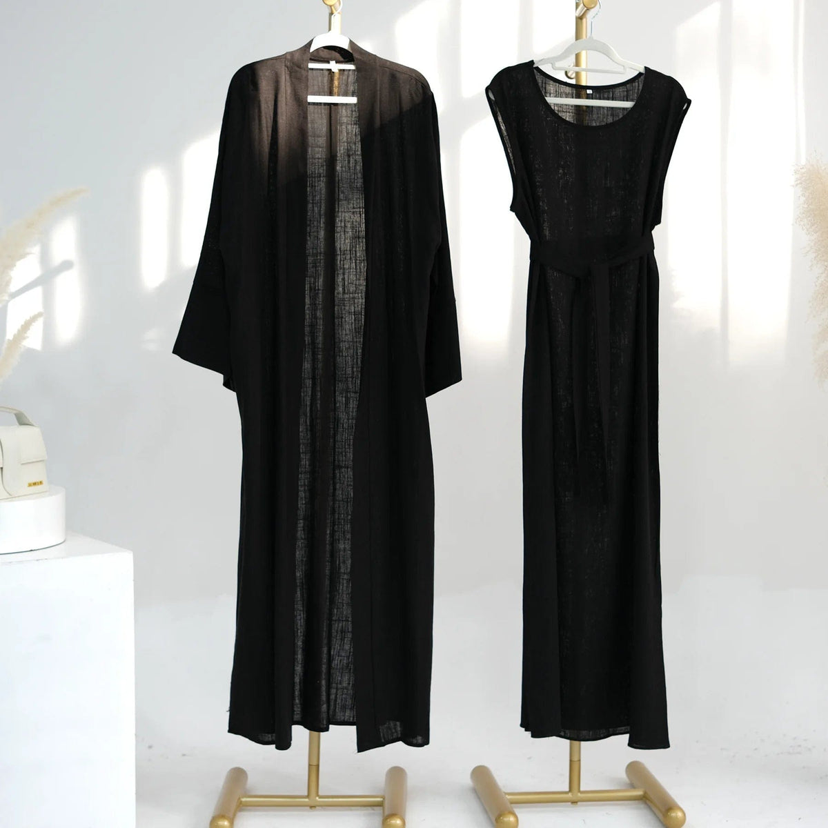 SPS - Elegant linen Abaya Sets