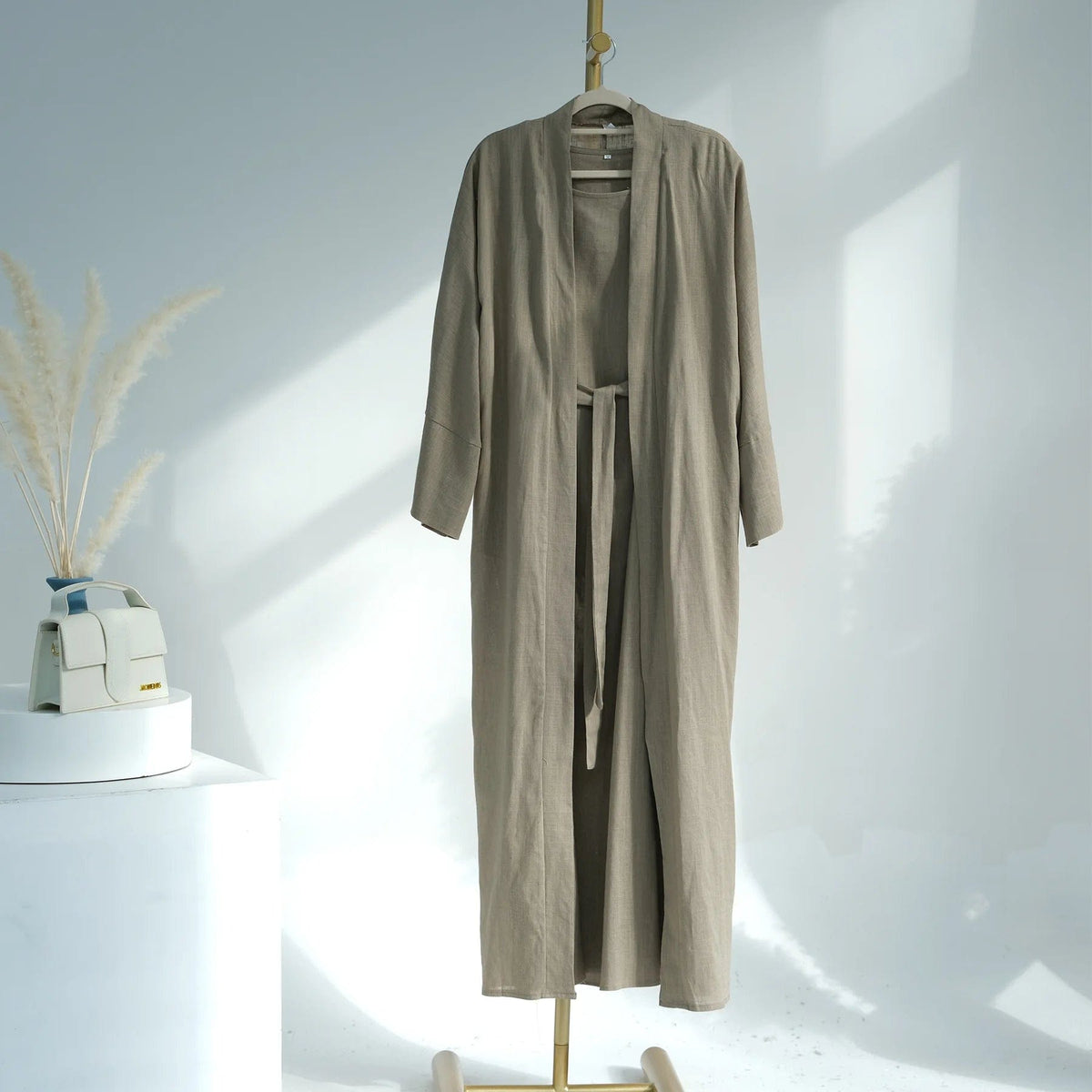 SPS - Elegant linen Abaya Sets