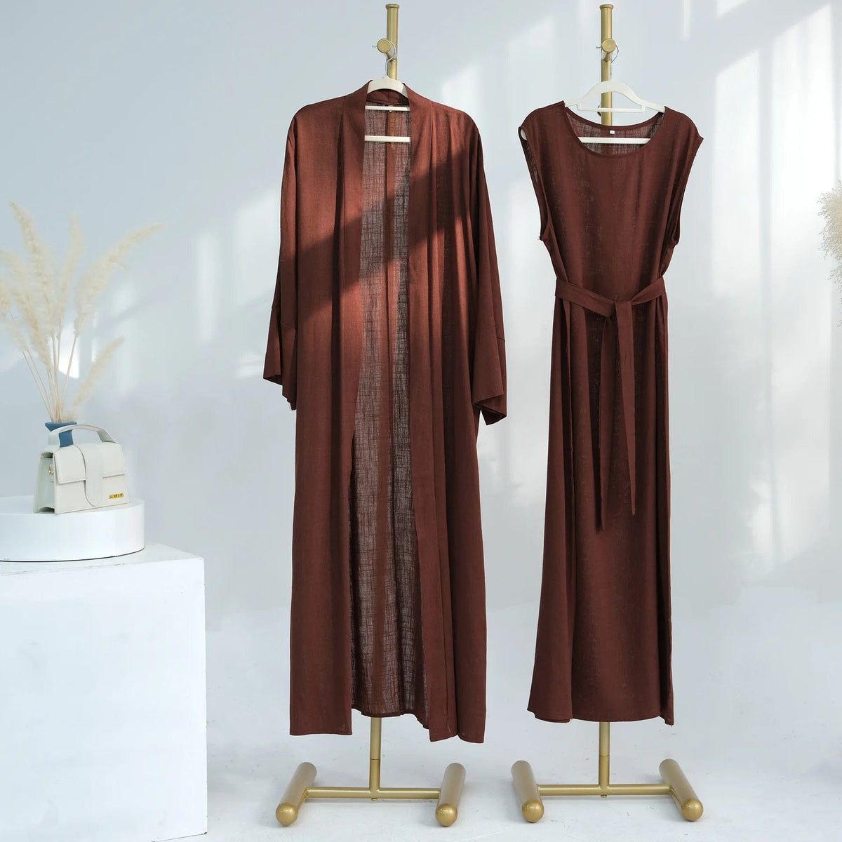 SPS - Elegant linen Abaya Sets