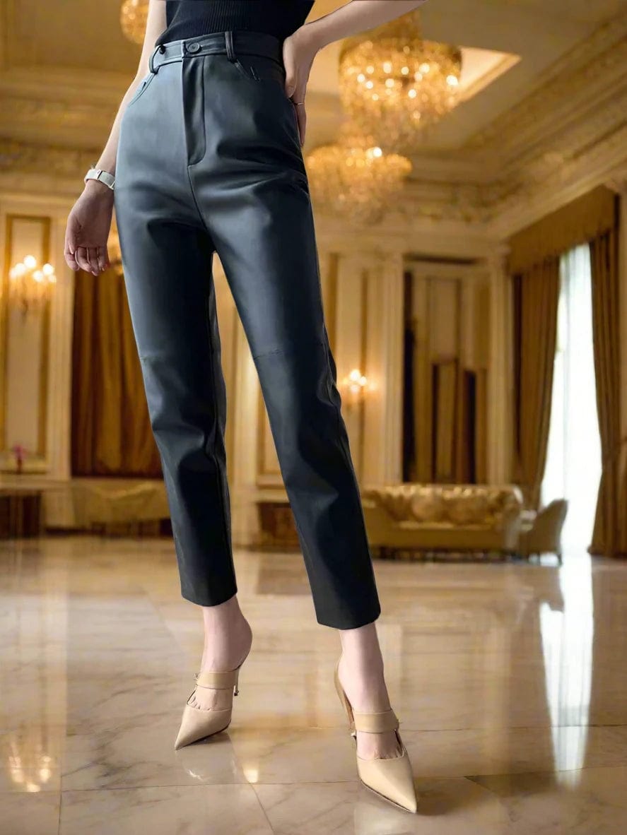 SPS - 2024 Women's High-Waist Leather Pants