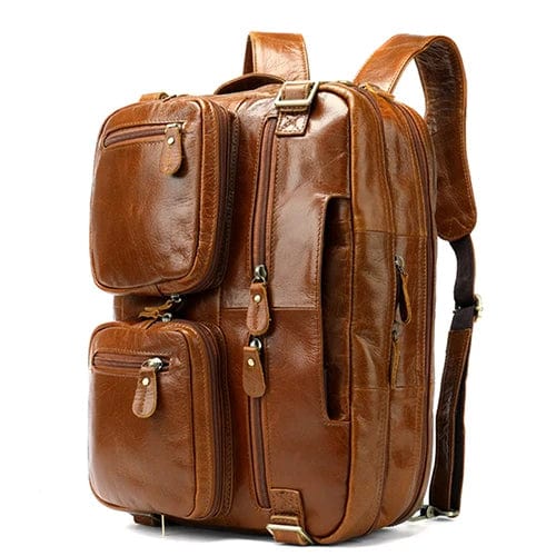 SPS - Multi-Function Leather Backpack