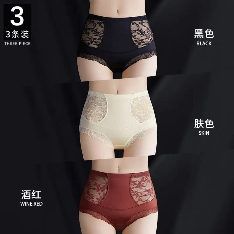 SPS - High-Waist Lace Briefs for Women