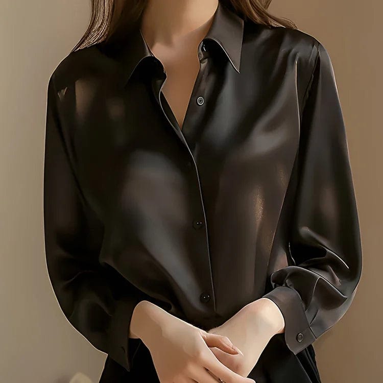 SPS - satin long-sleeved shirt