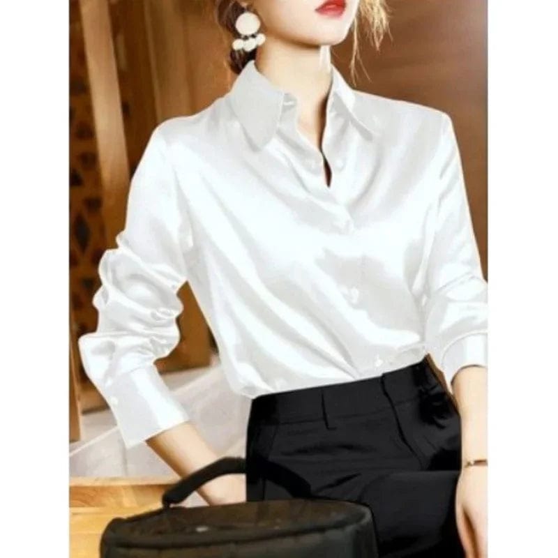 SPS - satin long-sleeved shirt