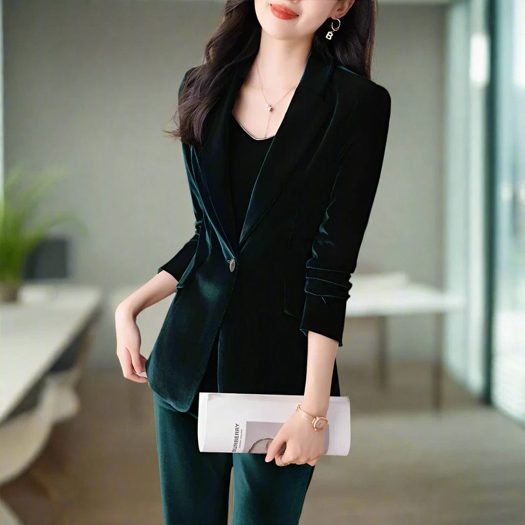 SPS - Velvet Formal Business Suit for Women