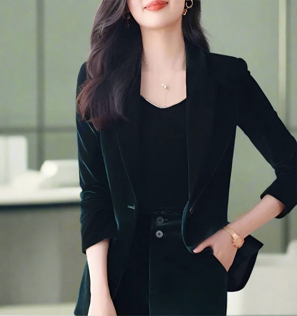 SPS - Velvet Formal Business Suit for Women