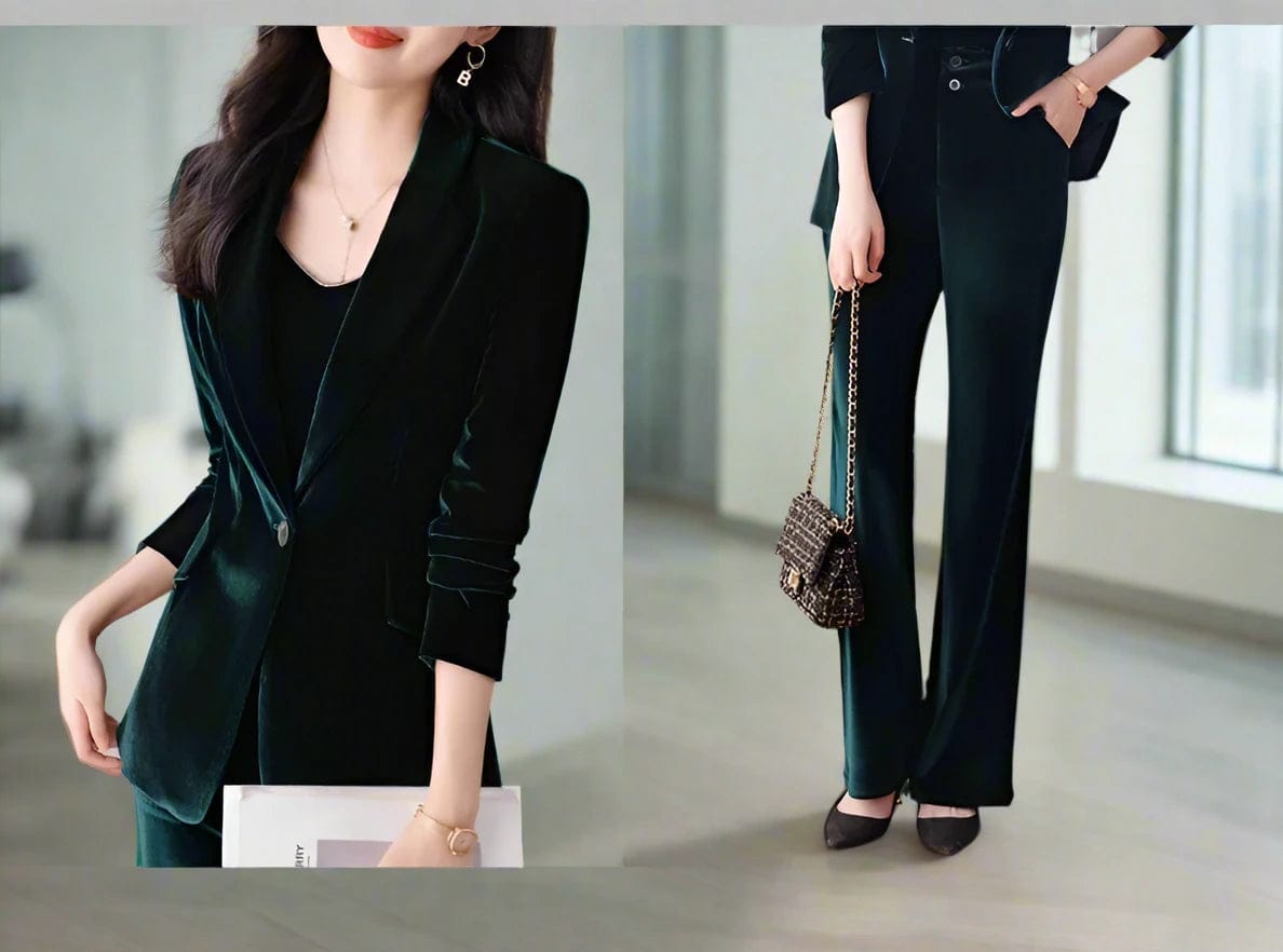 SPS - Velvet Formal Business Suit for Women