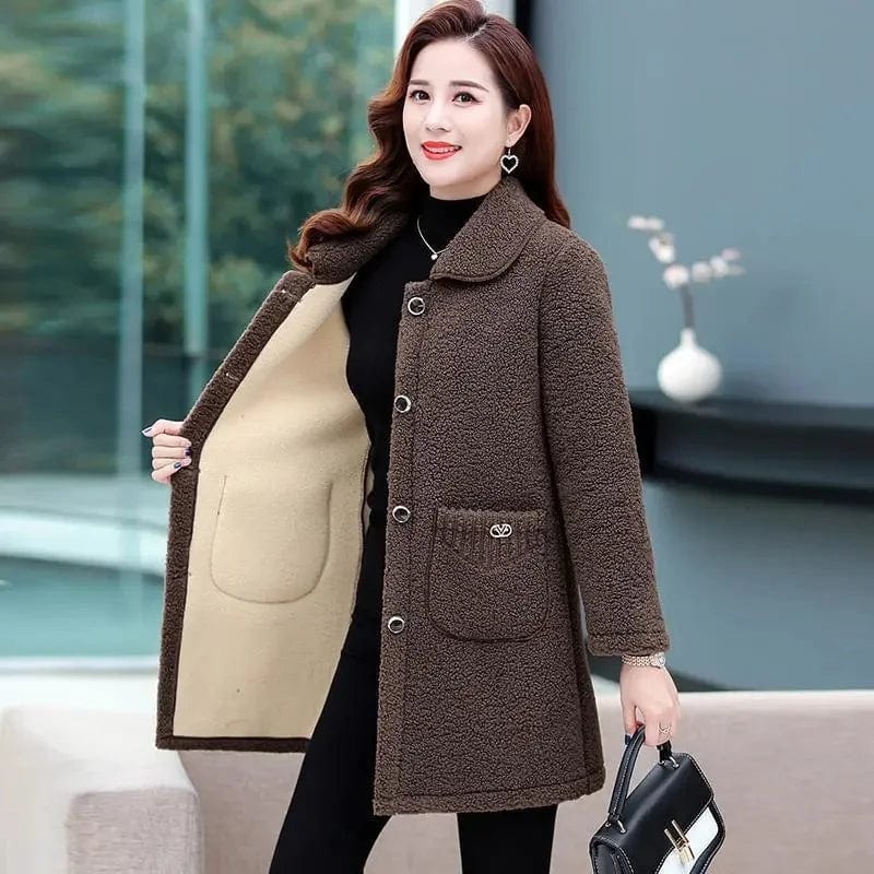 SPS - Lamb Wool Coat for Women