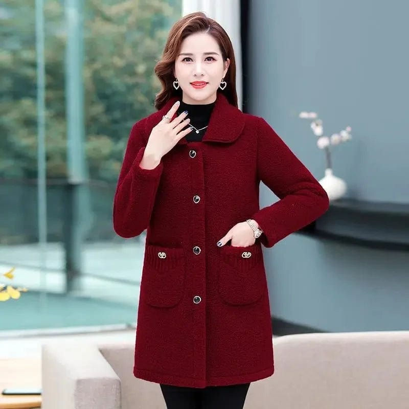 SPS - Lamb Wool Coat for Women