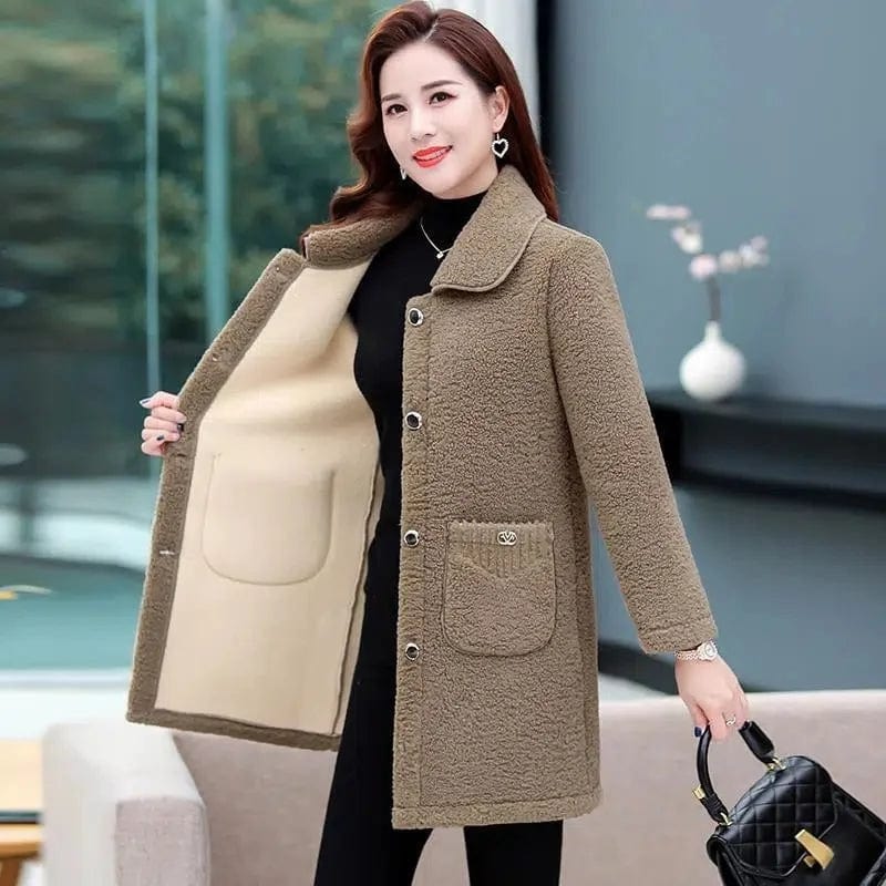 SPS - Lamb Wool Coat for Women