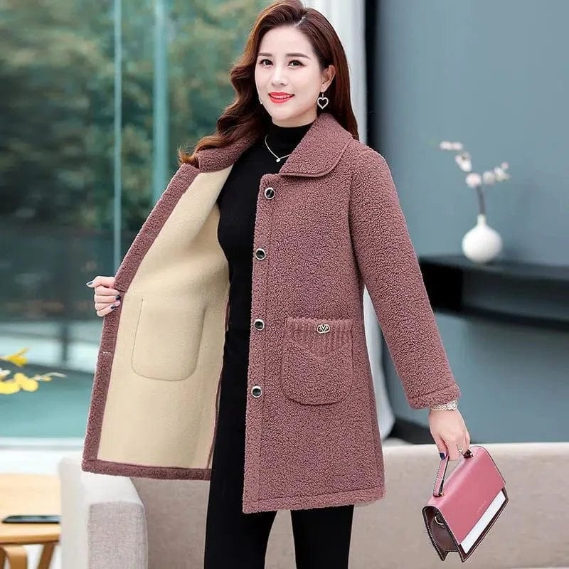 SPS - Lamb Wool Coat for Women