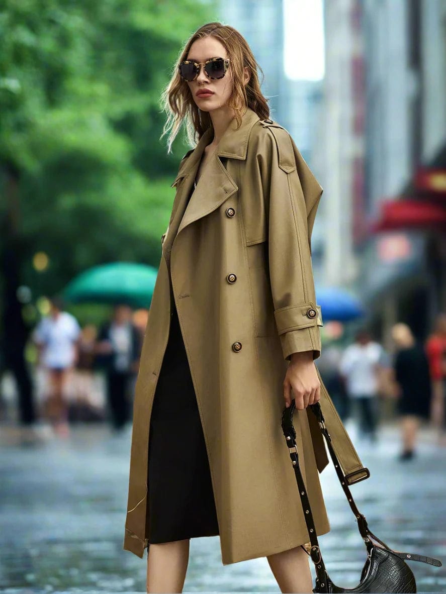 SPS - Cinemore Women's Long Trench Coat