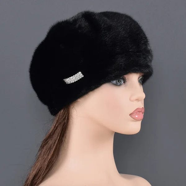 SPS - Mink Fur Beret Hat