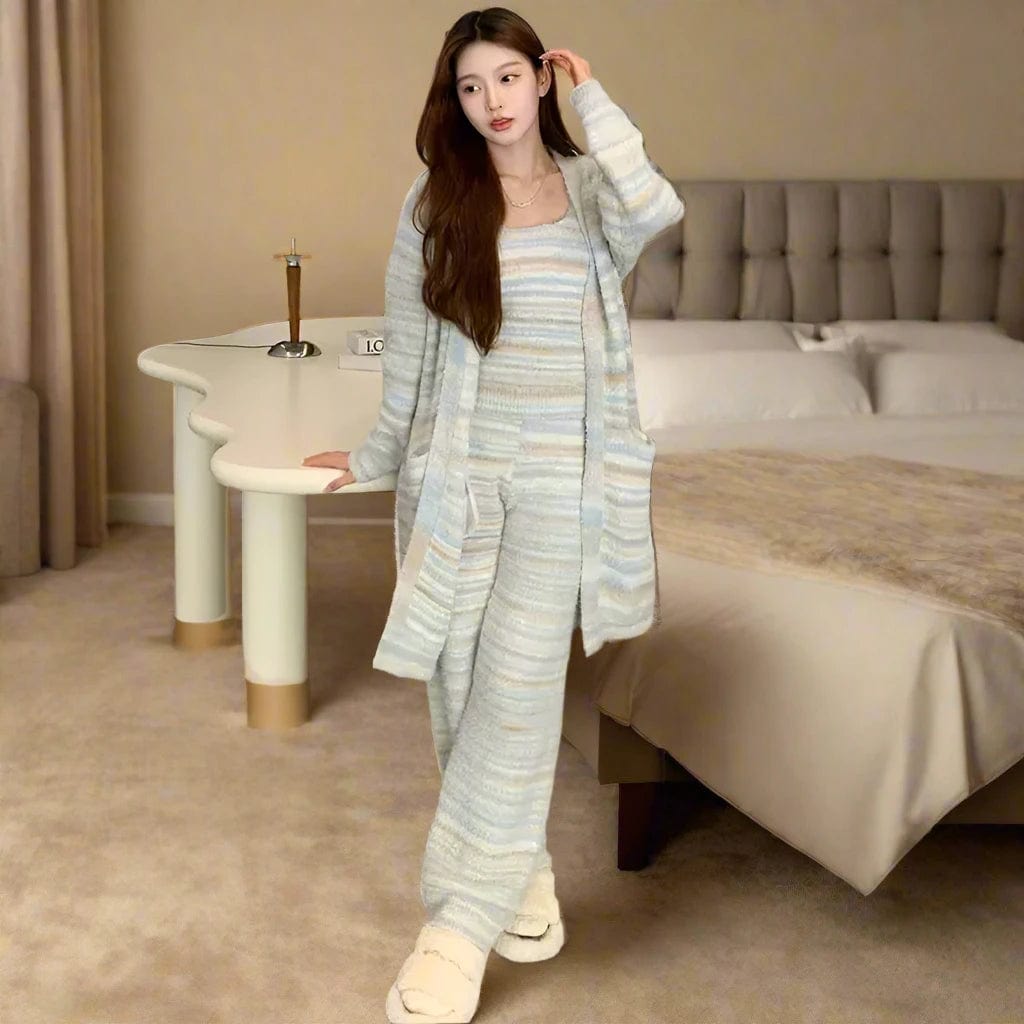 SPS - 3Pic Velvety Pajama Set